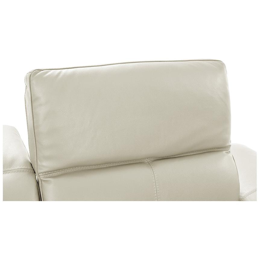 Toronto White Leather Power Reclining Sofa w/Left Chaise  alternate image, 6 of 11 images.