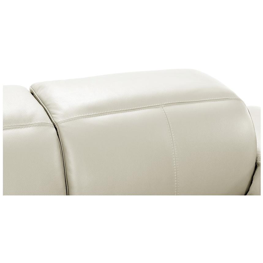Toronto White Leather Power Reclining Sofa w/Left Chaise alternate image, 7 of 11 images.