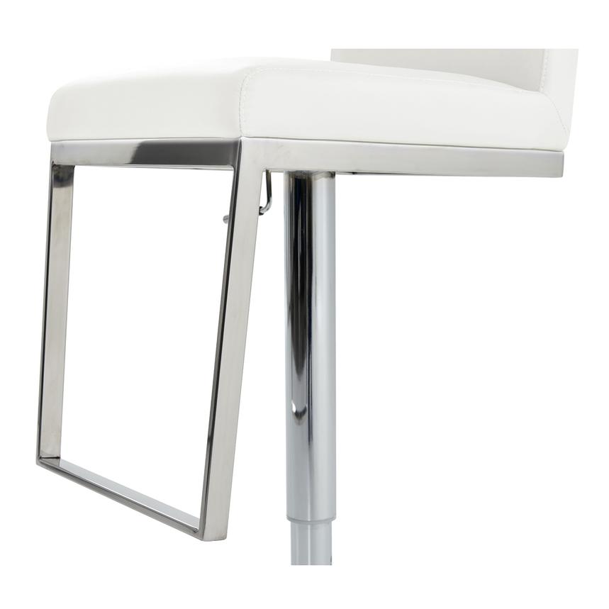 Hyde White Adjustable Stool  alternate image, 6 of 8 images.