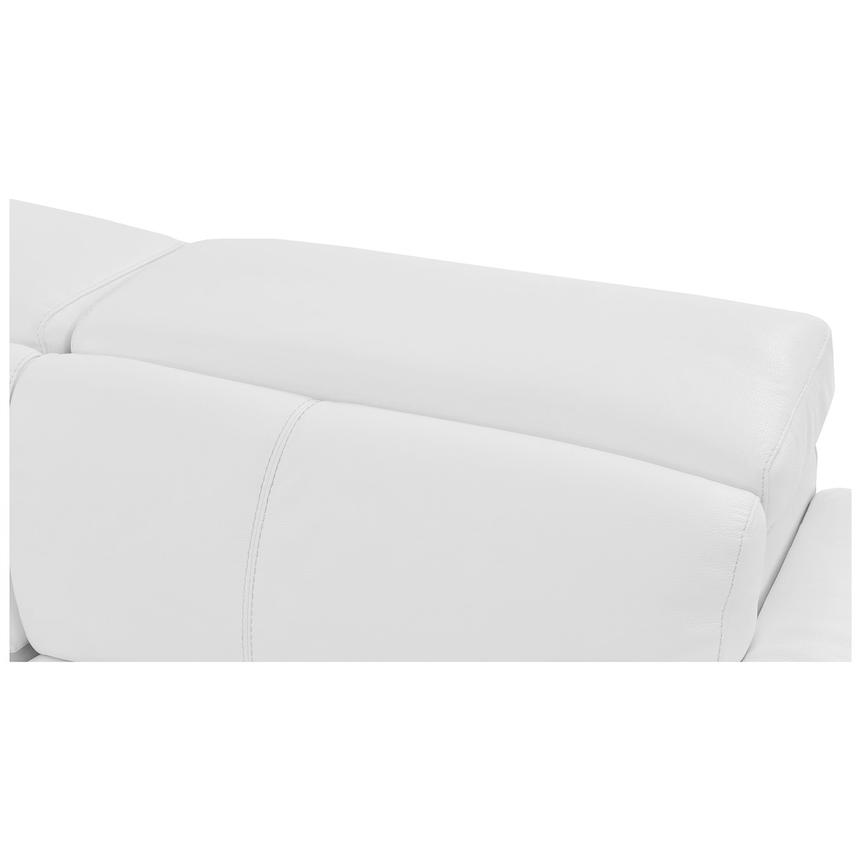 Charlie White Leather Power Reclining Sectional with 5PCS/3PWR  alternate image, 8 of 12 images.