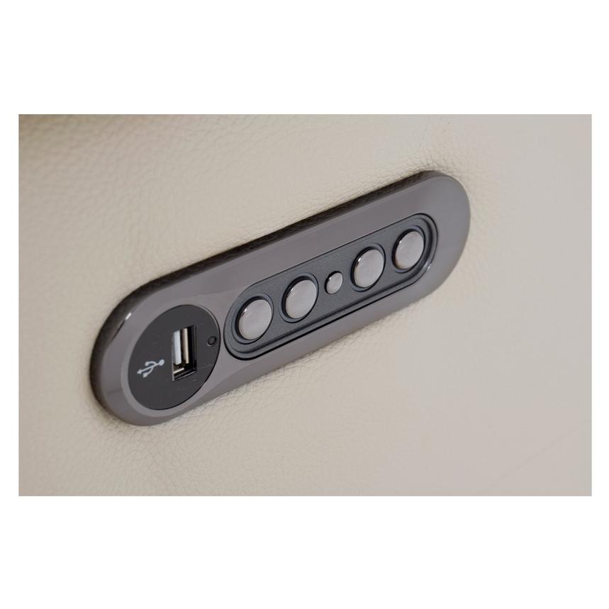 Gian Marco Light Gray Home Theater Leather Seating with 5PCS/2PWR alternate image, 9 of 10 images.