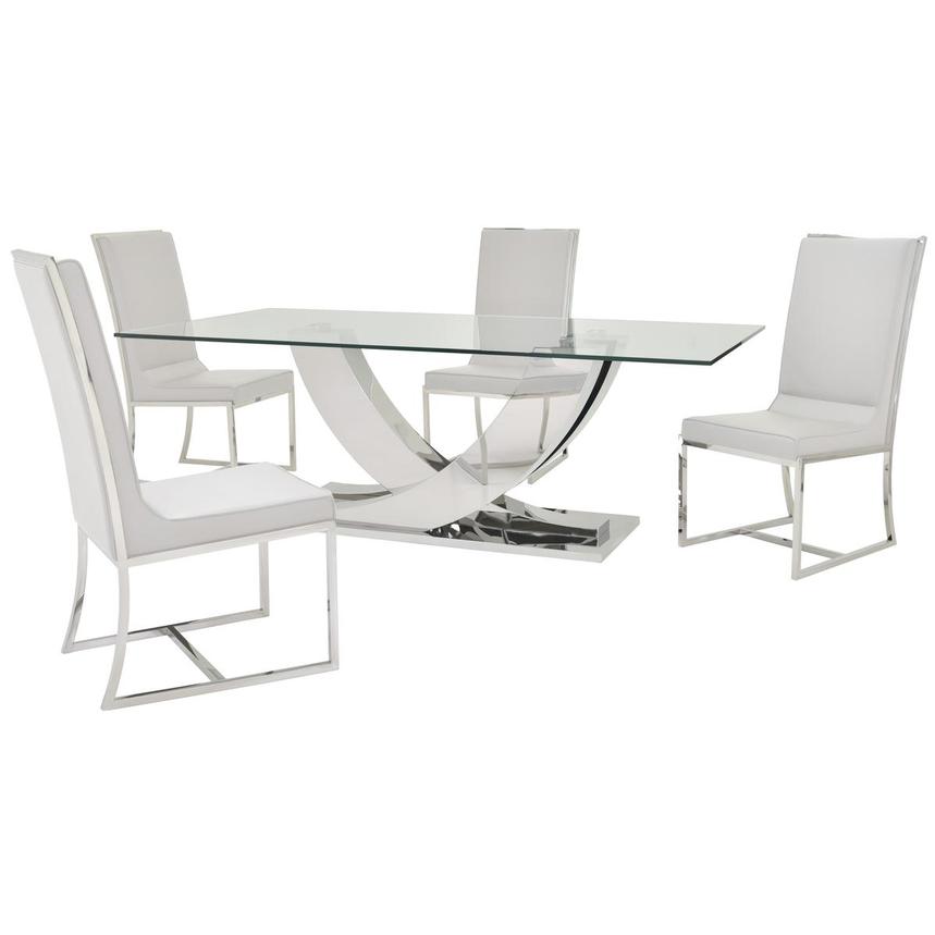 Sofitel White 5-Piece Dining Set  main image, 1 of 12 images.