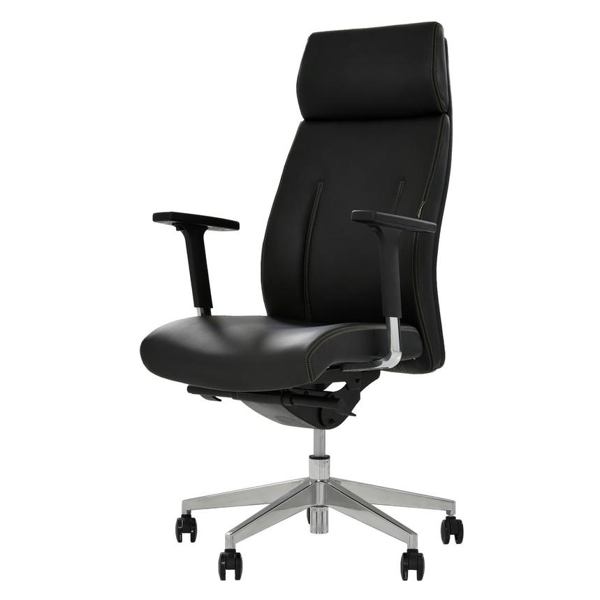 Regulo Black High Back Desk Chair El Dorado Furniture