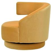 Okru Yellow Accent Chair  alternate image, 3 of 8 images.