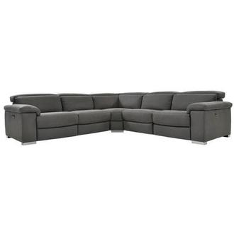 Karly Dark Gray Power Reclining Sectional
