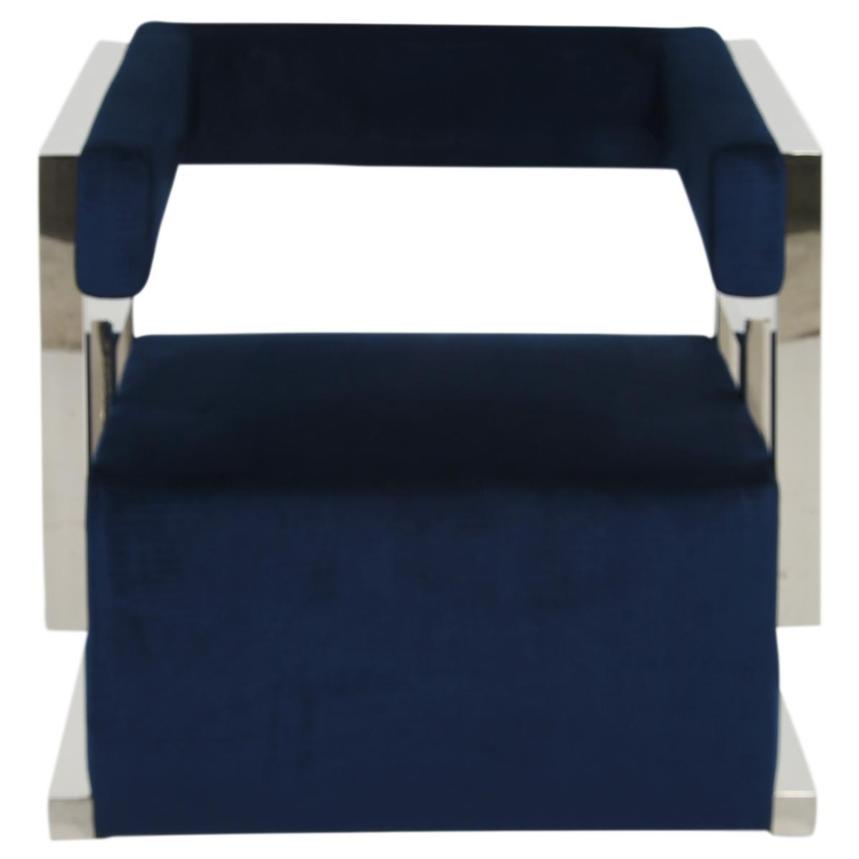 Versana Blue Accent Chair  alternate image, 2 of 4 images.