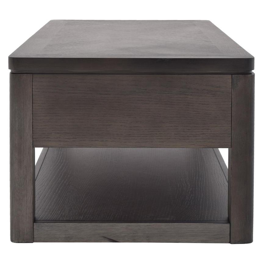 Contour Gray Coffee Table w/Casters  alternate image, 4 of 9 images.