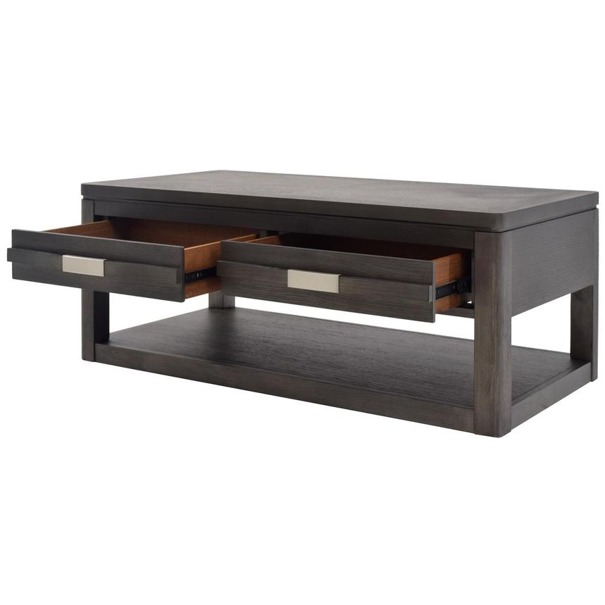 Contour Gray Coffee Table w/Casters El Dorado Furniture