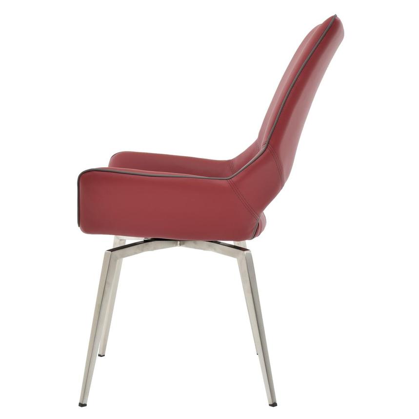 Kalia Red Swivel Side Chair  alternate image, 3 of 6 images.