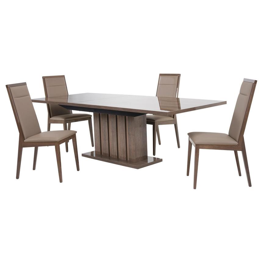 Matera 77" 5-Piece Dining Set  alternate image, 3 of 19 images.