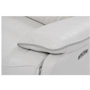 Austin Light Gray Home Theater Leather Seating with 5PCS/3PWR  alternate image, 8 of 11 images.