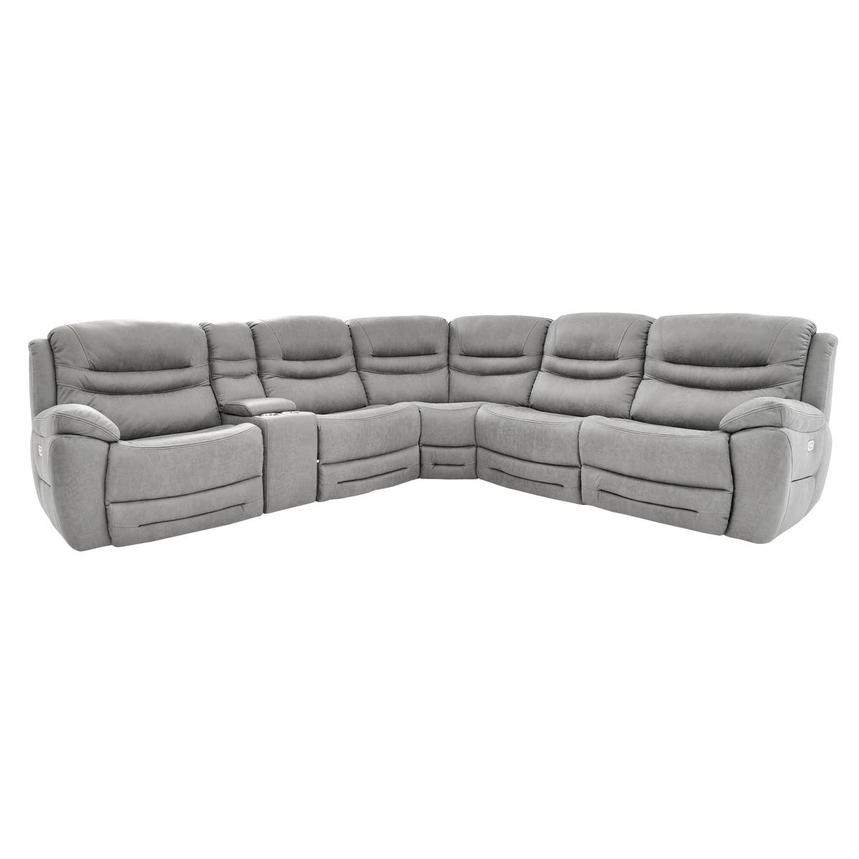 Dan Gray Power Reclining Sectional with 6PCS/3PWR  main image, 1 of 10 images.