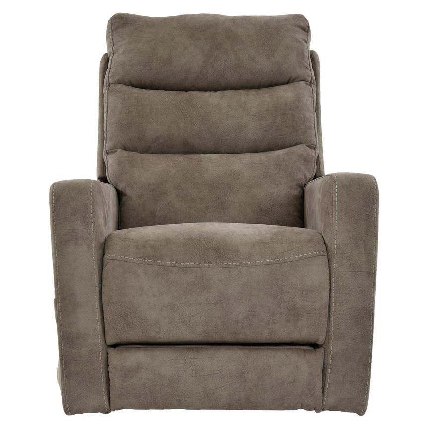 Jimmy Light Brown Power Lift Recliner  alternate image, 4 of 9 images.