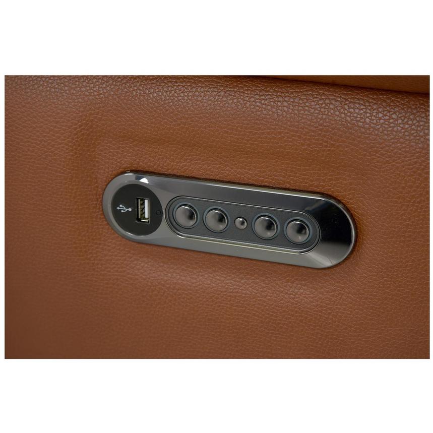 Gian Marco Tan Leather Power Reclining Sectional with 6PCS/3PWR  alternate image, 7 of 8 images.