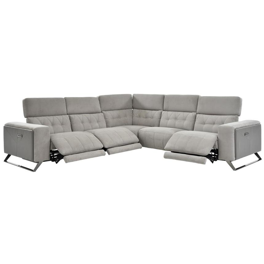 Elise Power Reclining Sectional with 5PCS/3PWR  alternate image, 2 of 6 images.