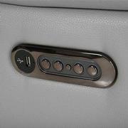 Charlie Light Gray Leather Power Reclining Sectional with 5PCS/3PWR  alternate image, 11 of 14 images.