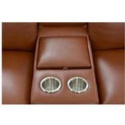 Gian Marco Tan Leather Power Reclining Sectional with 6PCS/3PWR  alternate image, 5 of 8 images.