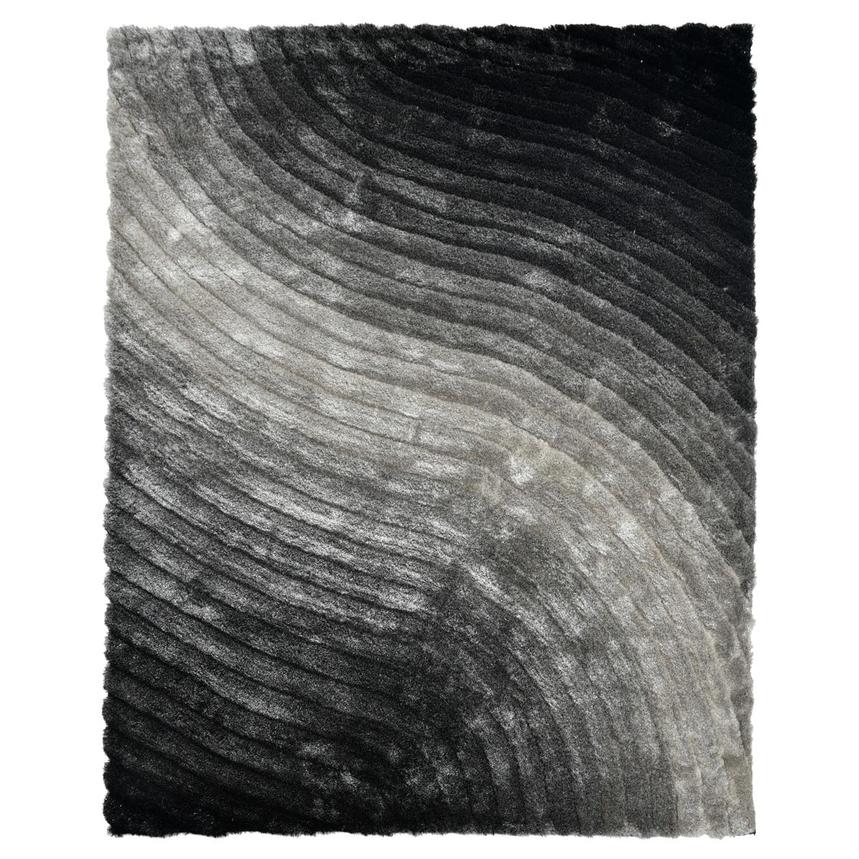 Retro Black 8' x 10' Area Rug