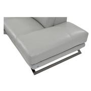 Toronto Silver Leather Power Reclining Sofa w/Right Chaise  alternate image, 6 of 7 images.