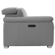 Charlie Light Gray Left Power Recliner  alternate image, 5 of 5 images.