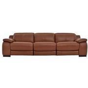 Gian Marco Tan Oversized Leather Sofa  main image, 1 of 9 images.