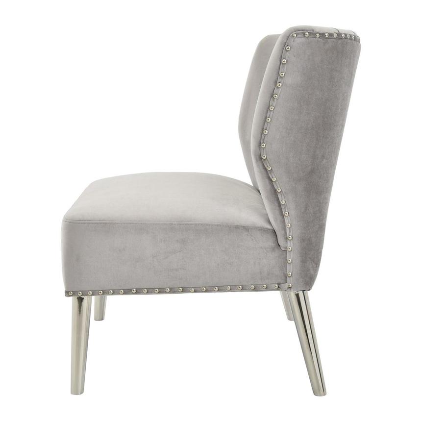 Palermo Gray Accent Chair  alternate image, 3 of 6 images.