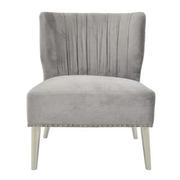 Palermo Gray Accent Chair  alternate image, 2 of 6 images.