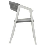 Breeze Dark Gray Arm Chair  alternate image, 3 of 6 images.