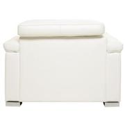 Charlie White Leather Power Recliner  alternate image, 5 of 10 images.