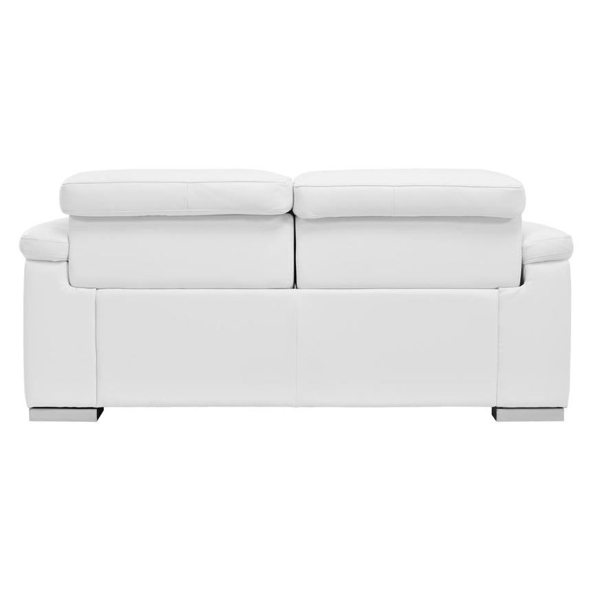 Charlie White Leather Power Reclining Loveseat  alternate image, 6 of 11 images.