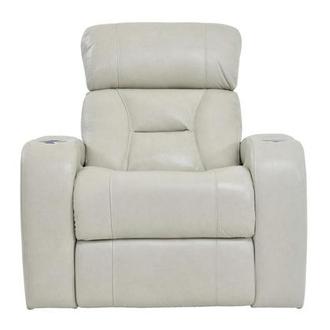 Gio Cream Leather Power Recliner