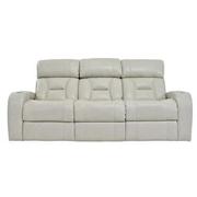 Gio Cream Leather Power Reclining Sofa  main image, 1 of 14 images.