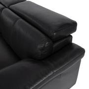 Charlie Black Leather Power Reclining Sectional with 6PCS/3PWR  alternate image, 7 of 12 images.