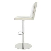 Allison Silver Gray Adjustable Stool  alternate image, 4 of 9 images.
