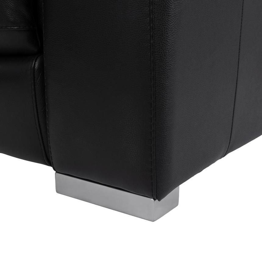 Charlie Black Home Theater Leather Seating with 5PCS/2PWR alternate image, 9 of 10 images.