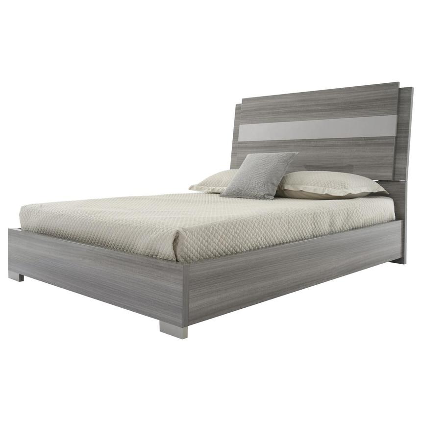 Iris King Panel Bed main image, 1 of 7 images.
