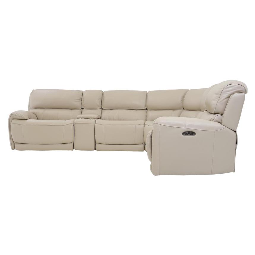 Cody Cream Leather Power Reclining Sectional with 6PCS/2PWR  alternate image, 3 of 8 images.