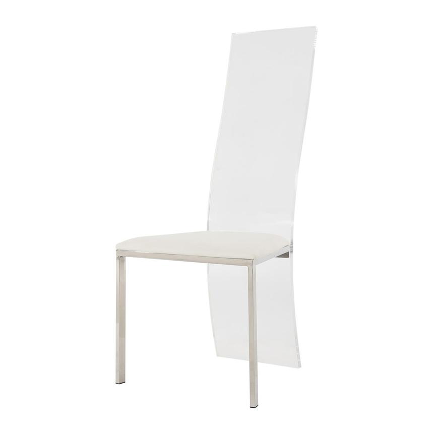 Layra White Side Chair  alternate image, 2 of 6 images.