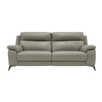 Barry Gray Leather Power Reclining Sofa