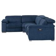 Karly Blue Power Reclining Sectional with 4PCS/2PWR  alternate image, 3 of 7 images.
