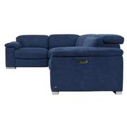 Karly Blue Power Reclining Sectional  alternate image, 4 of 9 images.