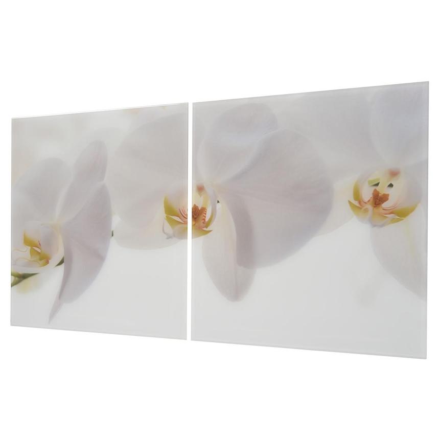 Orchidee White Set of 2 Acrylic Wall Art  alternate image, 2 of 4 images.