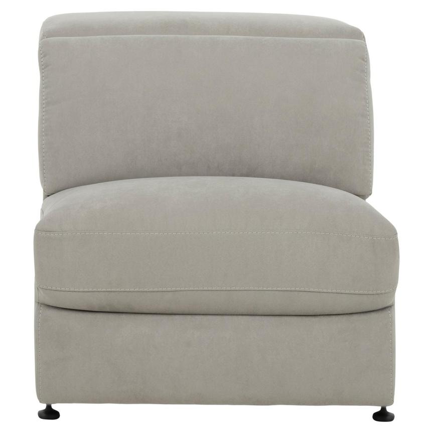 Karly Light Gray Armless Power Recliner