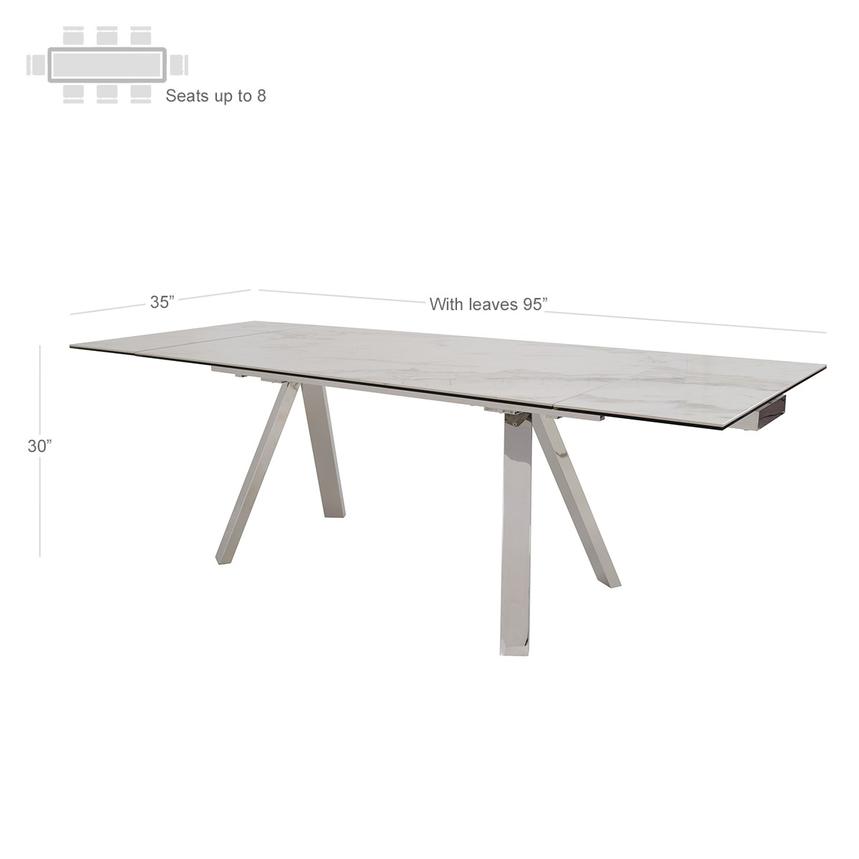 Contempo Extendable Dining Table  alternate image, 3 of 5 images.