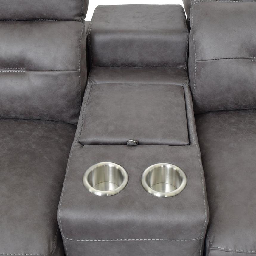 Claribel II Gray Home Theater Seating with 5PCS/2PWR  alternate image, 8 of 11 images.