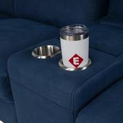 Karly Blue Home Theater Seating with 5PCS/2PWR  alternate image, 5 of 9 images.