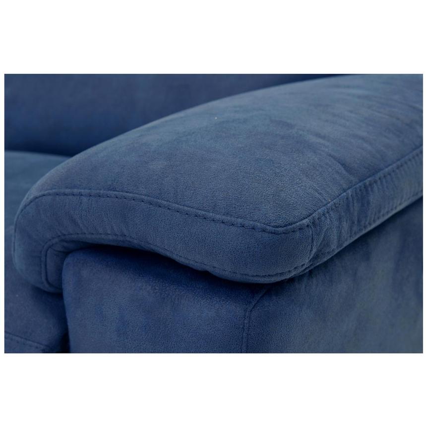 Karly Blue Home Theater Seating with 5PCS/2PWR  alternate image, 7 of 11 images.