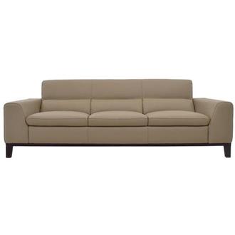 Milani Tan Leather Sofa