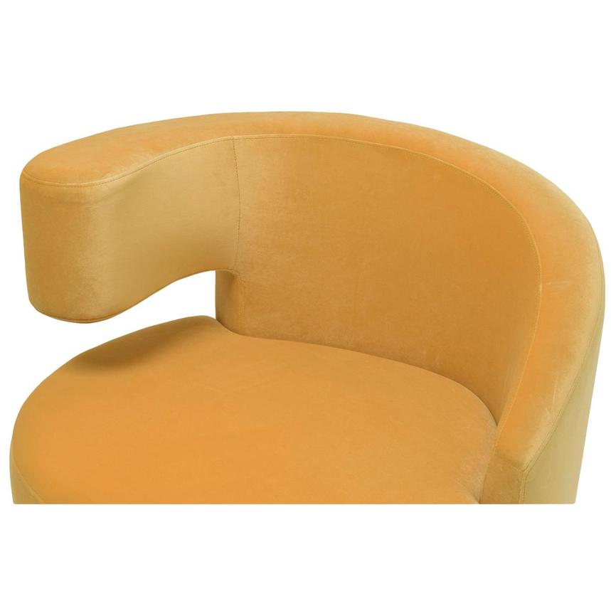 Okru Yellow Accent Chair w/2 Pillows alternate image, 6 of 11 images.