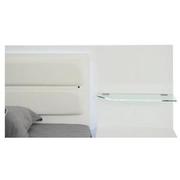 Ally White King Platform Bed w/Nightstands  alternate image, 6 of 17 images.
